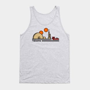 Tatooine Travel Poster Tank Top